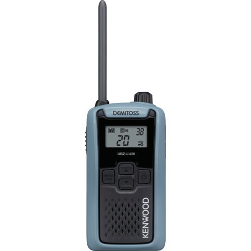 Rakuten - 【期間限定!対象商品P2〜20倍】 KENWOOD　特定小電力トランシーバー（交互通話）　DEMITOSS　ブルーグレー 1台