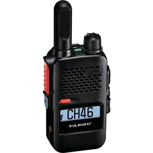 【特長】●YAESUコネクトLiteのデュアルチャンネルモニターは混信を受けると瞬時にバックアップチャンネルへ移動して混信回避機能で混信をシャットアウト（特許出願中）します。●ワンクリックハンズフリー機能（特許取得済み）搭載です。●電波状況をチェックして混信の少ないチャンネルを自動的に選ぶエリアリサーチ機能搭載です。●最高クラスの防塵・防水性IP67相当です。●1200mW大音量スピーカーを搭載しています。●特定小電力トランシーバーでは通話できないエリアをカバーできます。【用途】●工場の構内連絡、広域、防災に。【仕様】●色：ブラック●幅(mm)：48●奥行(mm)：25●高さ(mm)：89●アンテナ長(mm)：45●市街地通話距離(km)：約1●郊外通話距離(km)：約1〜4●品名：2W デジタルトランシーバー【仕様2】●交互通話：30チャンネル●出力：5W/2.5W/1W（3段階の送信出力設定可能）●コネクタ：スプリング接点式圧着タイプ【注意】●登録申請が必要です。【セット内容／付属品】●リチウムイオンバッテリー（SBR-35LI）●USB Typr-C（SCU-65）●ベルトクリップ●取扱説明書●登録申請書類一式【材質／仕上】●ポリカーボネート【特長】●YAESUコネクトLiteのデュアルチャンネルモニターは混信を受けると瞬時にバックアップチャンネルへ移動して混信回避機能で混信をシャットアウト（特許出願中）します。●ワンクリックハンズフリー機能（特許取得済み）搭載です。●電波状況をチェックして混信の少ないチャンネルを自動的に選ぶエリアリサーチ機能搭載です。●最高クラスの防塵・防水性IP67相当です。●1200mW大音量スピーカーを搭載しています。●特定小電力トランシーバーでは通話できないエリアをカバーできます。【用途】●工場の構内連絡、広域、防災に。【仕様】●色：ブラック●幅(mm)：48●奥行(mm)：25●高さ(mm)：89●アンテナ長(mm)：45●市街地通話距離(km)：約1●郊外通話距離(km)：約1〜4●品名：2W デジタルトランシーバー【仕様2】●交互通話：30チャンネル●出力：5W/2.5W/1W（3段階の送信出力設定可能）●コネクタ：スプリング接点式圧着タイプ【注意】●登録申請が必要です。【セット内容／付属品】●リチウムイオンバッテリー（SBR-35LI）●USB Typr-C（SCU-65）●ベルトクリップ●取扱説明書●登録申請書類一式【材質／仕上】●ポリカーボネート