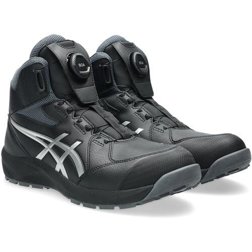 【期間限定!対象商品P2〜20倍】 ASICS　WINJOB　CP314　BOA　ブラック×ピュアシルバー　25．0 1足