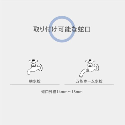 福祉用具のバリューケアの【期間限定!対象商品P2〜20倍】 タカギ　ホースリール　オーロラNANO10m（CG） 1台｜アングル3