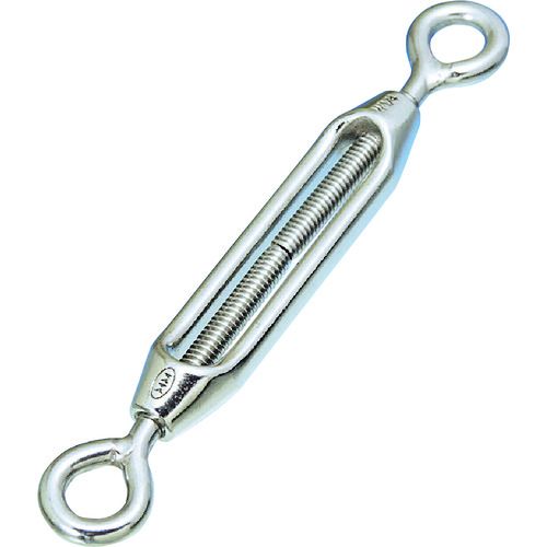 Rakuten - 【期間限定!対象商品P2〜20倍】 水本　ステンレス　枠式ターンバックル（アイ＆アイ）　捻子径2分5厘　使用荷重2．94kN 1個