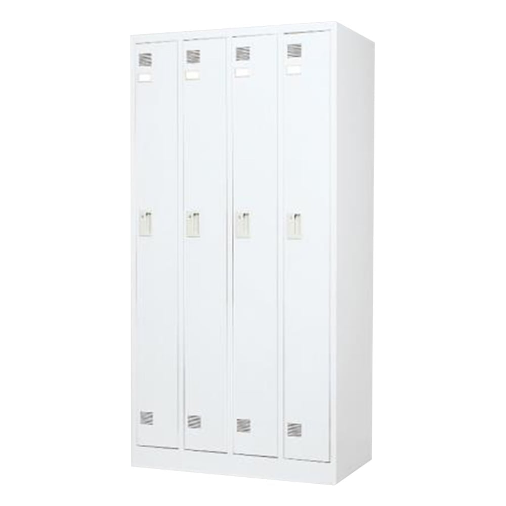 【SS限定 38万商品以上10%OFF】 【訳あり品】0-7583-14更衣ロッカー（4人用）　FLK-4-WH1台