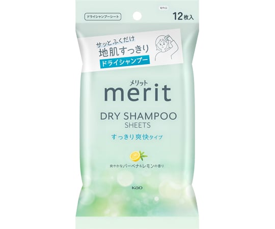 【期間限定!対象商品P2〜20倍】 メリットドライシャンプーシートすっきり爽快タイプ12枚入12枚入