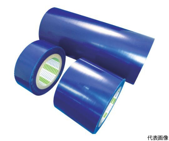 金属板用表面保護フィルムSPV-3630.07mm×50mm×100mライトブルー　363-501巻