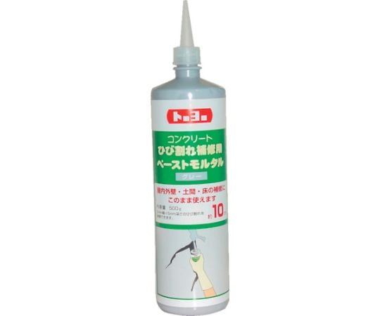 水に混ぜる必要はなく、そのまま使用できるチューブタイプです。屋内外のコンクリート面のひび割れ補修に。色：灰容量（g）：500硬化時間（20C）：24時間施工面積：5mm幅で10m硬化時間（20C）：24時間作業時間：そのまますぐ材質／仕上：アクリルエマルジョン樹脂、体質顔料、添加剤原産国：日本コード番号：309-5487荷姿サイズ：60×225×55mm　0.53kg[荷姿サイズについて]水に混ぜる必要はなく、そのまま使用できるチューブタイプです。屋内外のコンクリート面のひび割れ補修に。色：灰容量（g）：500硬化時間（20C）：24時間施工面積：5mm幅で10m硬化時間（20C）：24時間作業時間：そのまますぐ材質／仕上：アクリルエマルジョン樹脂、体質顔料、添加剤原産国：日本コード番号：309-5487荷姿サイズ：60×225×55mm　0.53kg[荷姿サイズについて]