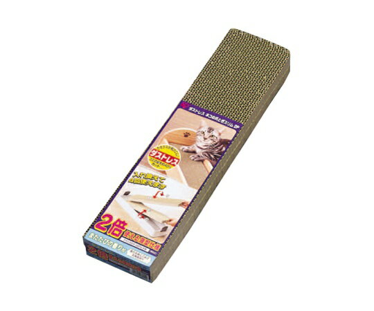【期間限定!対象商品P2〜20倍】 ダストレスネコの爪とぎスリム485×120×25mm　ツメカエヨウスリム2P1個／袋