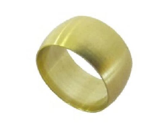 【期間限定!対象商品P2〜20倍】 黄銅リング式銅管継手(ソロバン玉)6mm　IVL-S-6-BS1個