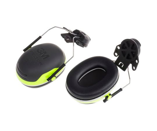 【期間限定!対象商品P2〜20倍】 防音用イヤーマフヘルメット黒遮音値/SNR32dB1セット（左右）　X4P3E-GB1セット