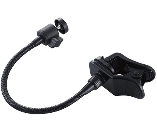 【期間限定!対象商品P2〜20倍】 WEBカメラ用アームクリップスタンド　GoPro用アダプタ付属　ブラック　UCAM-DSCLP30BK1個