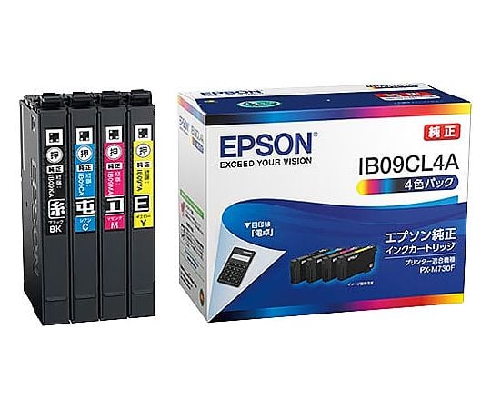 対応機種：PX-M730F対応機種：PX-M730Fカラー：4色パックインクタイプ：インクカートリッジ仕様：顔料荷姿サイズ：60×125×100mm　0.15kg[荷姿サイズについて]対応機種：PX-M730F対応機種：PX-M730Fカラー：4色パックインクタイプ：インクカートリッジ仕様：顔料荷姿サイズ：60×125×100mm　0.15kg[荷姿サイズについて]