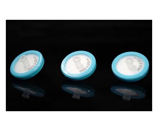 【期間限定!対象商品P2〜20倍】 シリンジフィルター30mm,0.22μm,PES,滅菌済み　100個入　WNB3310111パック(100個入)