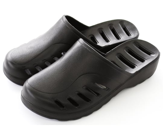 水切りサンダルWATERpassLサイズブラック OBAA5901BK1足