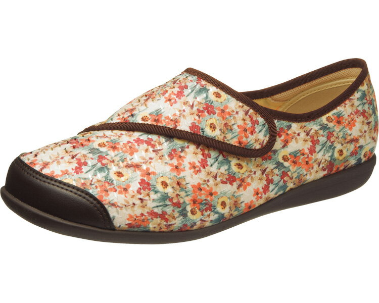 快歩主義　L131RS　婦人用 / 21.5cm　オレンジガラ 1足