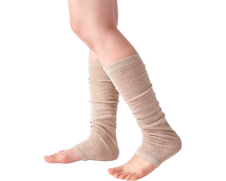 シルクわたでつむいだ冷えとりウォーマー 2枚組 / 040872010 ベージュ 1組