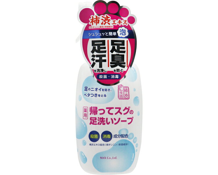 【期間限定 対象商品P2〜20倍】 帰ってスグの足洗ソープ / 250mL 1本