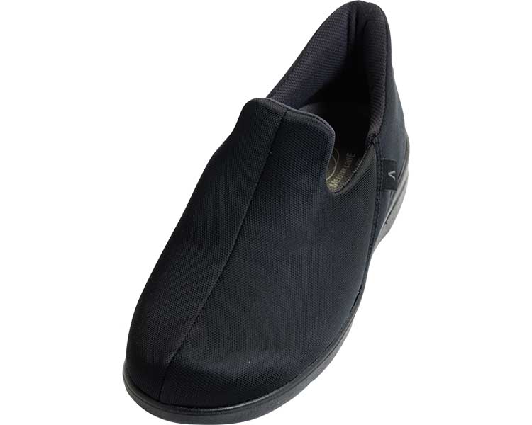 【特徴・コメント】・履きやすい！脱げにくい！脱ぎやすい！ ・履きやすくサポートする新設計のハードカウンター（かかと部の硬いパーツ）で履きやすい。 ・靴底の側面に脱ぎやすい突起付き。 ※インソールをはずさずにお履きください。【仕様】●サイズ／S：21.0〜21.5cm、M：22.0〜22.5cm、L：23.0〜23.5cm、LL：24.0〜24.5cm、3L：25.0〜25.5cm、4L：26.0〜26.5cm、5L：27.0〜27.5cm（ワイン、刺繍ブラック、刺繍ゴールド、刺繍シルバーのみS〜3L）、ワイズ：3E ●重さ／約165g（片足Lサイズ） ●材質／表・裏素材：ポリエステル100％、底材：EVA樹脂 ●生産国／中国 ●抗菌加工・防臭加工（インソールのみ）、撥水加工 ●屋外＆室内用 ●男女兼用【特徴・コメント】・履きやすい！脱げにくい！脱ぎやすい！ ・履きやすくサポートする新設計のハードカウンター（かかと部の硬いパーツ）で履きやすい。 ・靴底の側面に脱ぎやすい突起付き。 ※インソールをはずさずにお履きください。【仕様】●サイズ／S：21.0〜21.5cm、M：22.0〜22.5cm、L：23.0〜23.5cm、LL：24.0〜24.5cm、3L：25.0〜25.5cm、4L：26.0〜26.5cm、5L：27.0〜27.5cm（ワイン、刺繍ブラック、刺繍ゴールド、刺繍シルバーのみS〜3L）、ワイズ：3E ●重さ／約165g（片足Lサイズ） ●材質／表・裏素材：ポリエステル100％、底材：EVA樹脂 ●生産国／中国 ●抗菌加工・防臭加工（インソールのみ）、撥水加工 ●屋外＆室内用 ●男女兼用
