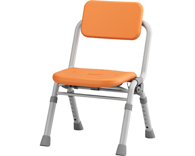 シャワーチェアAirコンパクトワンタッチ / PN-L41432D　オレンジ 1台