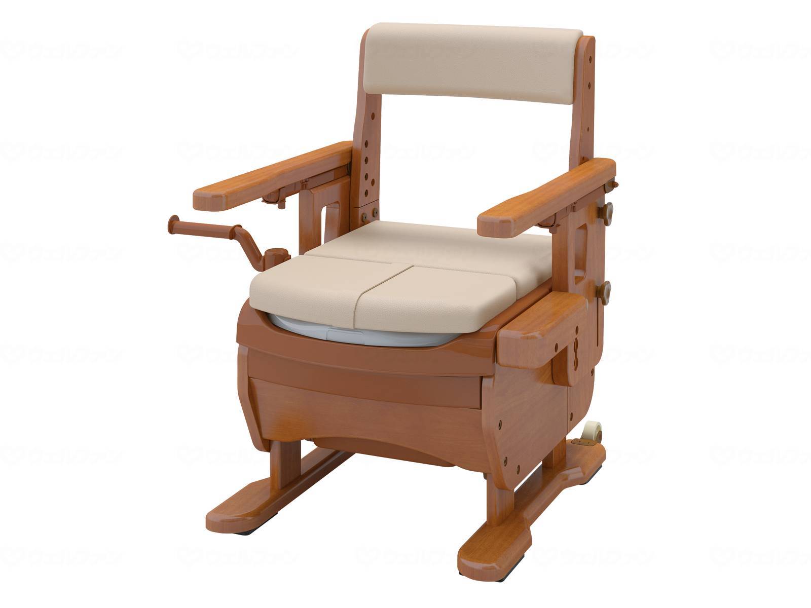 アロン化成家具調トイレ セレクトR ひじかけはねあげ 幅：標準 暖房・脱臭