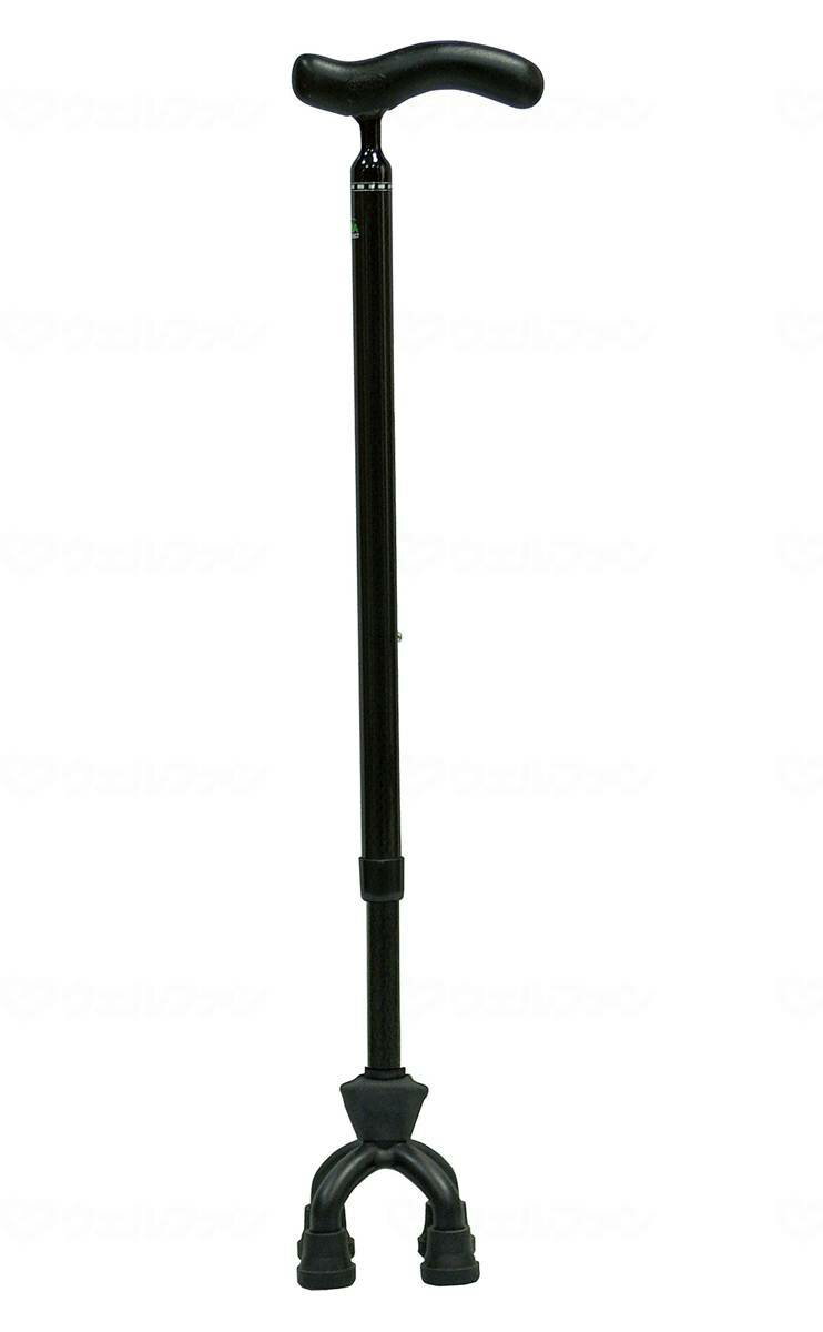 島製作所カーボン四点可動式 スモールタイプ カーボン柄グレー