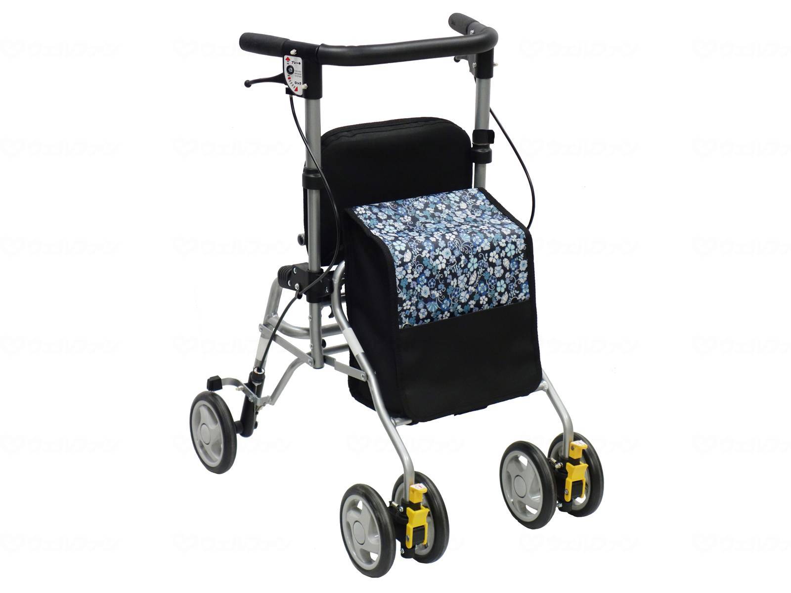 島製作所シンフォニーSPスリム 花柄紺