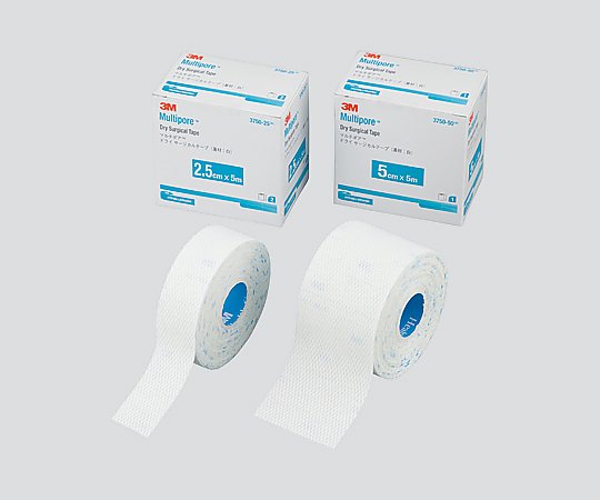 マルチポアTMドライ(サージカルテープ・少量タイプ) 50mm×5m 1巻入 3750-50 1巻/箱