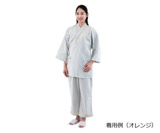 ストライプ病衣 (セパレーツ) ブルー/S 1枚