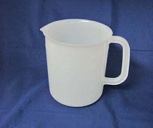 【期間限定!対象商品P2〜20倍】 PE手付ビーカー 1000mL(Ralic) M4-452-03 1個