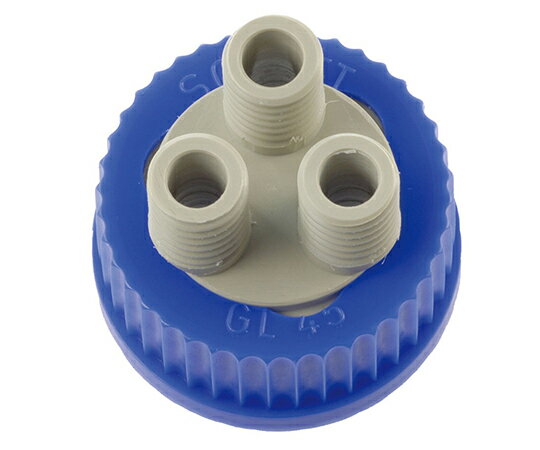 ねじ口びん3ポートキャップ 017270-2A 1パック(2個入)