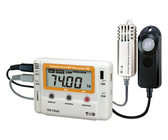 Thermometers - 【期間限定!対象商品P2〜20倍】 照度紫外線温湿度データロガー TR-74UI-S 1個
