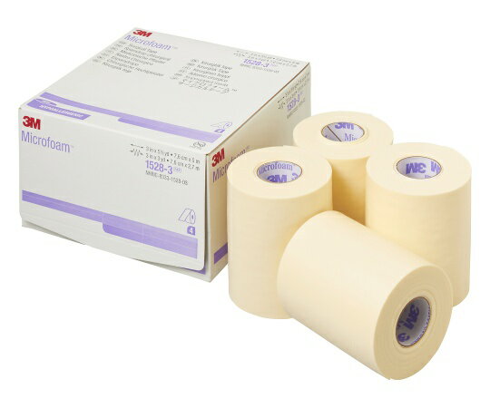 マイクロフォーム(TM) サージカルテープ 75mm×5m 1528-3 1箱(4巻入)