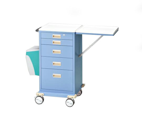 カラフルミニカート(ダストボックス付) ブルー 703×554×955 CMCD-B 1個