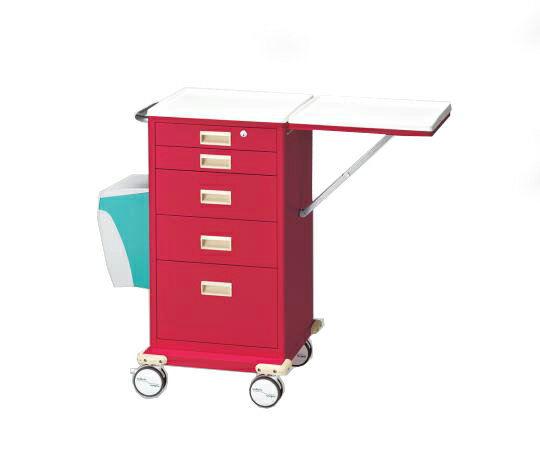 カラフルミニカート(ダストボックス付) レッド 703×554×955 CMCD-R 1個