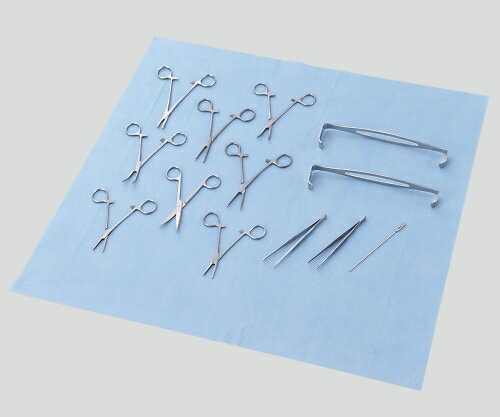 処置キット黄バッグ 切開縫合セット(DMAT用ディスポ鉗子セット) 1セット 黄バッグ(切開縫合セット) 1セット