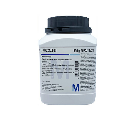 粉末培地 (SCDLP寒天) 500g 1.07324.0500 1個