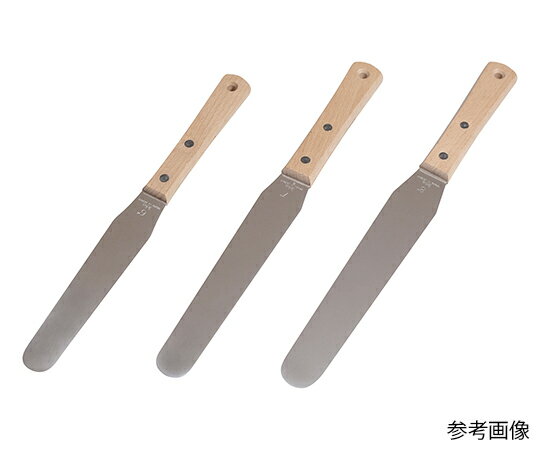 【期間限定!対象商品P2〜20倍】 軟膏ヘラ(ステンレス製) 28×138mm 大 1本 3