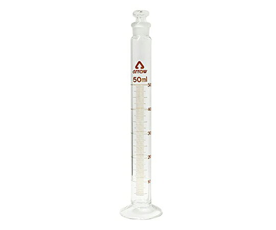 仕様 材質：硬質ガラス（硼珪酸ガラス） 容量：50mL 一目盛：0.5mL 外径：φ25mm 全高：230±5mm 体積許容誤差：±0.5mL ※トレーサビリティ及び校正証明書発行可能です（別途費用）仕様 材質：硬質ガラス（硼珪酸ガラス） 容量：50mL 一目盛：0.5mL 外径：φ25mm 全高：230±5mm 体積許容誤差：±0.5mL ※トレーサビリティ及び校正証明書発行可能です（別途費用）