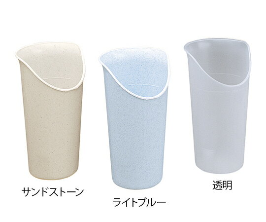 鼻にあたらないコップ ロールエッジタイプ ライトブルー 6個入 F74593-0613 1箱(6個入)