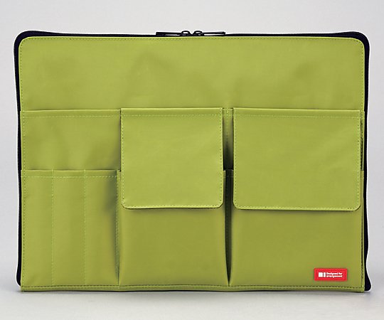 バッグインバッグ (A4収納/黄緑) A-7554-6 1個
