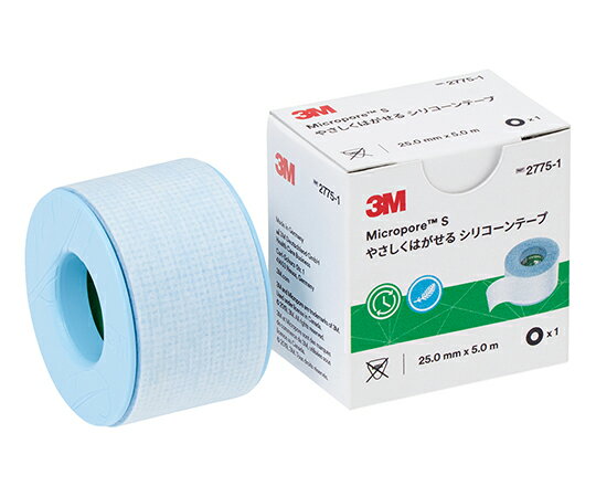 3M? やさしくはがせるシリコンテープ 25mm×5m 1巻 2775-1 1巻/箱