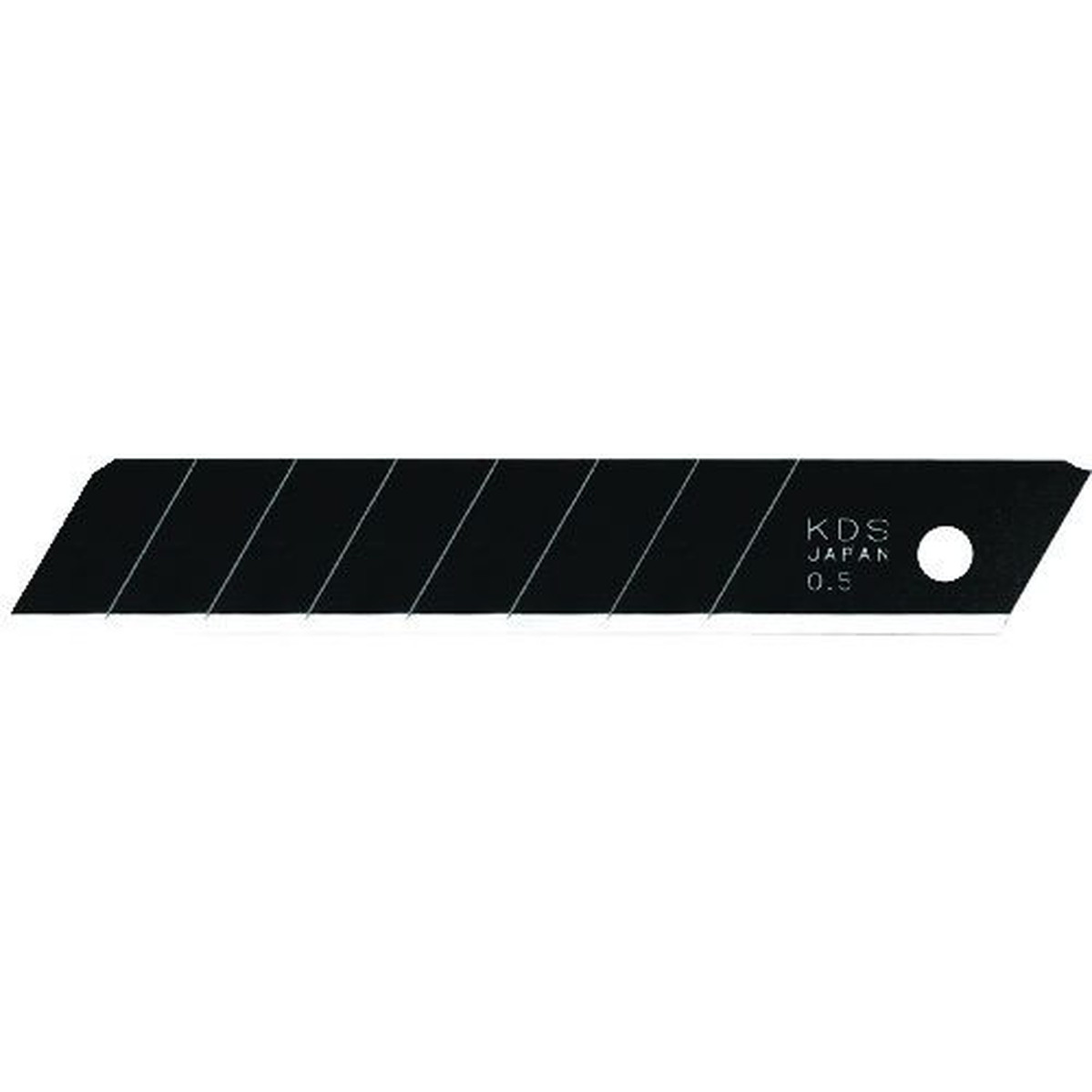 KDS カッターナイフ用替刃 鋭黒刃(大) 10枚入 1Pk (LB10BH)