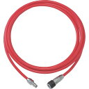 TRUSCO エアブレードホース ウレタンブレードチューブ 内径6.5×外径10mm 全長20m カップリング付 赤 1巻 (TOP6.520)