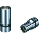 nepros 9.5sq.セミディープソケット(六角) 対辺寸法6mm 差込角9.5mm 全長35mm 1個 (NB3M06)