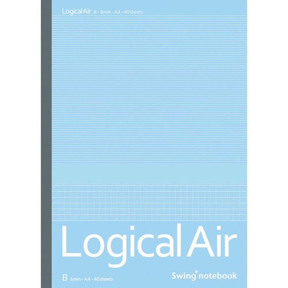 ナカバヤシ　ロジカル・エアーノート　B罫／A4／40枚　1冊 (NOA409B)