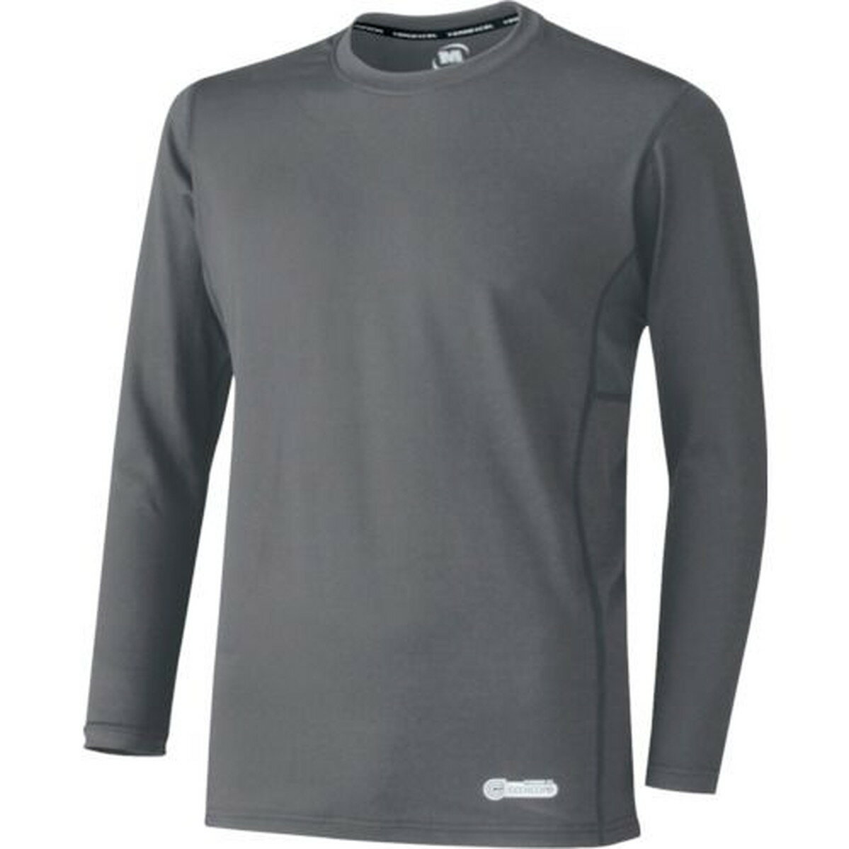 ミドリ安全　ベルデクセル　男女共用　長袖クールコアTシャツ　VEC211上　グレー　L　1着 (VEC211UEL)