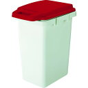 TRUSCO 連結ワンハンドパッキンペール 45L レッド 1個 (TRHPP45R)