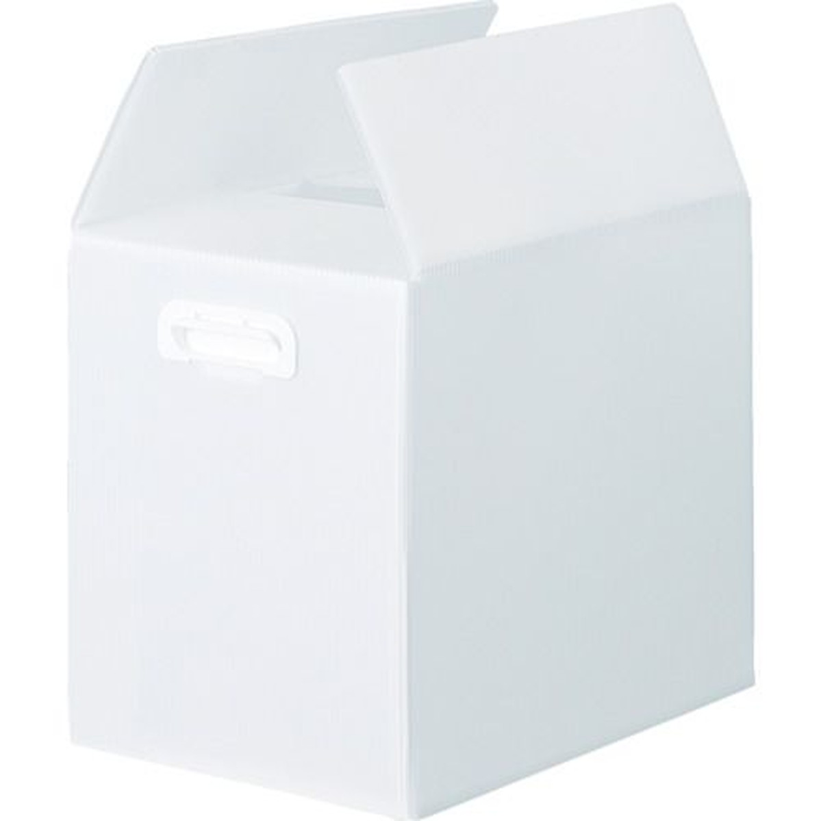 TRUSCO　ダンボールプラスチックケース　5枚セット　B4サイズ　取っ手穴なし　半透明　1S (TDPB4D5TM)