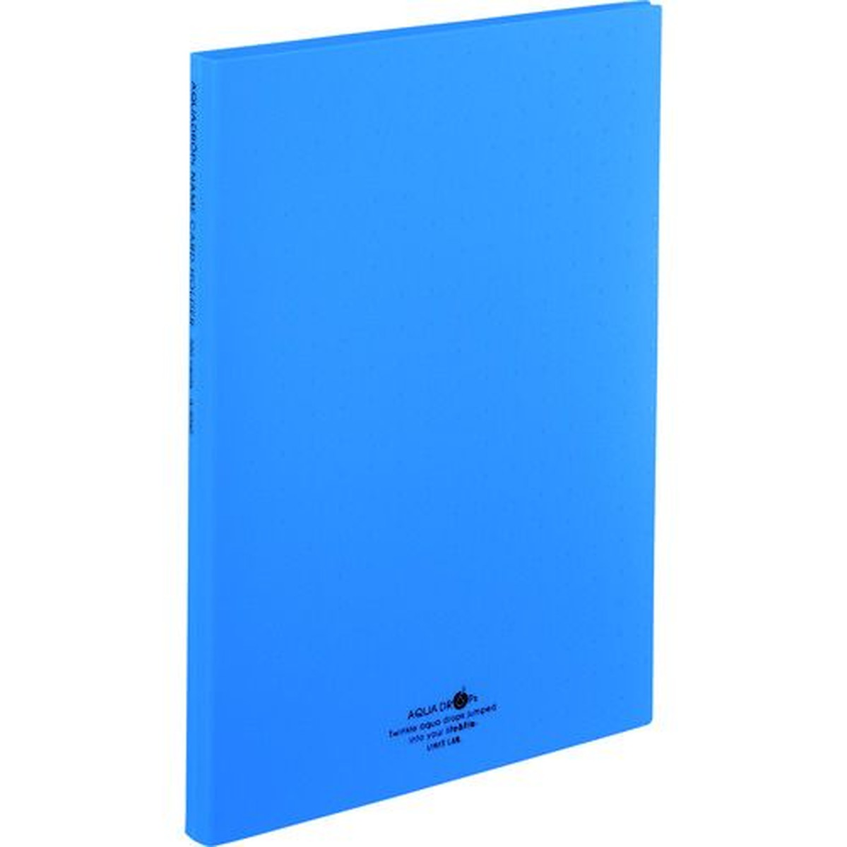 LIHIT　名刺用ファイル　A4／名刺帳（ポケット交換タイプ）　収納数300カード　青　1冊 (A50428)