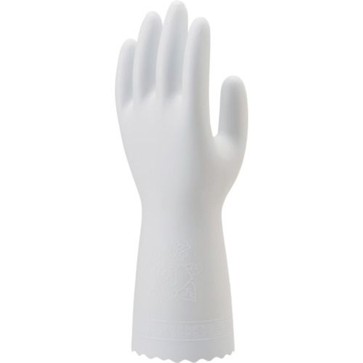 ショーワ 塩化ビニール手袋 きれいな手 うす手 ホワイト Lサイズ 1双 (KTU-LW)
