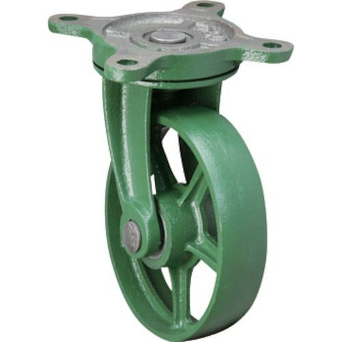 東北車輛製造所　鋳物製キャスター　標準型自在金具付鉄車輪　200　1個 (200BRFB)