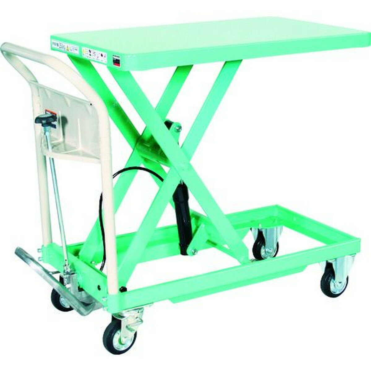 TRUSCO　ハンドリフター　250kg　500X800　グリーン　1台 (HLFAS250G)